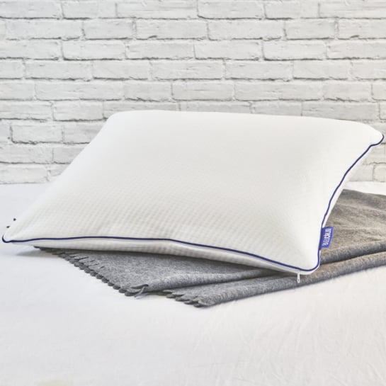 BLEU CALIN Lot de 2 oreillers Volumineux 60x60 cm blanc