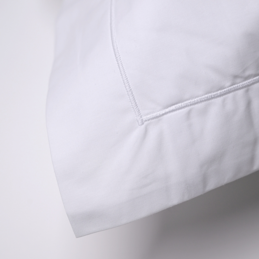 Taie d'oreiller enfant 40x60cm en coton blanc